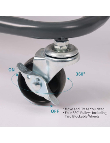 Carro de Almacenamiento Rodante 3 Niveles Elitehouse Gris