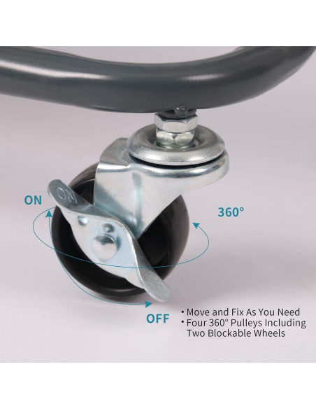 Carro de Almacenamiento Rodante 3 Niveles Elitehouse Gris