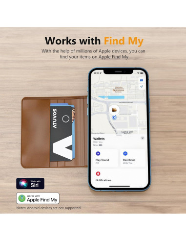 Tarjeta de rastreo ATUVOS 2 paquetes impermeable IP67