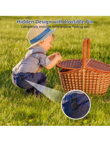 Funda Impermeable Frylaa para AirTag Niños Negro