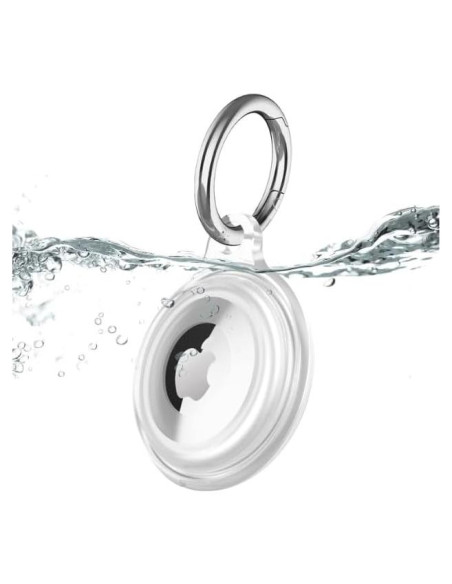 Funda Impermeable TRENDMAKERS para Apple AirTag Transparente