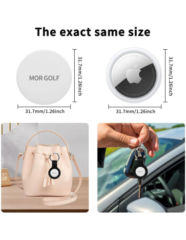 Etiquetas de Rastreo Bluetooth MOR GOLF Air Tracker 4 Unidades