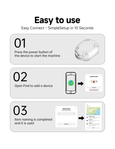 Etiquetas Inteligentes Eelexa para Apple Find My - 2 Paquete