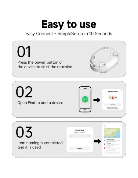 Etiquetas Inteligentes Eelexa para Apple Find My - 2 Paquete
