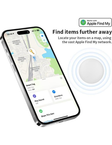 Etiquetas de Rastreo Bluetooth MOR GOLF Air Tracker 4 Unidades