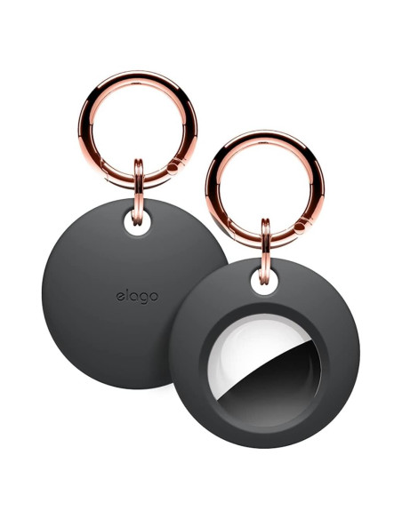 Funda Básica elago para AirTag - Silicona Gris Oscuro