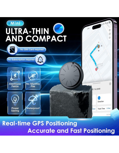 Rastreador GPS HONGTOP para Vehículos 3PCS Sin Suscripción
