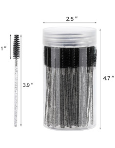 100 Varitas Desechables para Pestañas Tbestmax con Contenedor 2