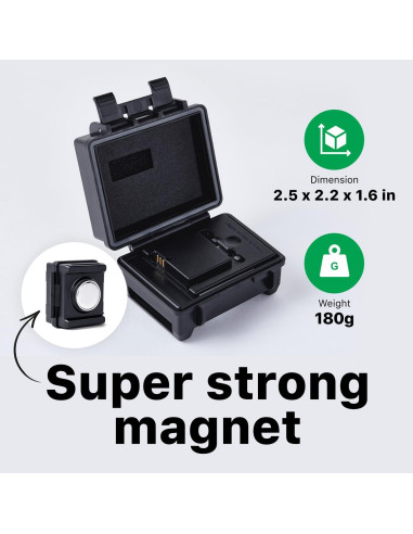 Caja impermeable magnética Tracki + batería 3500mAh