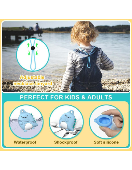 Paquete de 4 fundas protectoras para AirTag BIQIRE