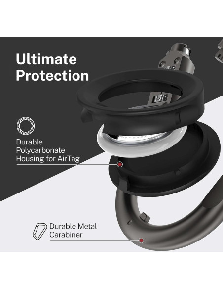 RAPTIC Candado de Combinación para Apple AirTag 3 Dígitos RAPTIC Candado de Combinación para Apple AirTag 3 Dígitos