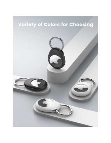 4 Fundas Soporte Airtag Pnitri Antideslizantes y Resistentes