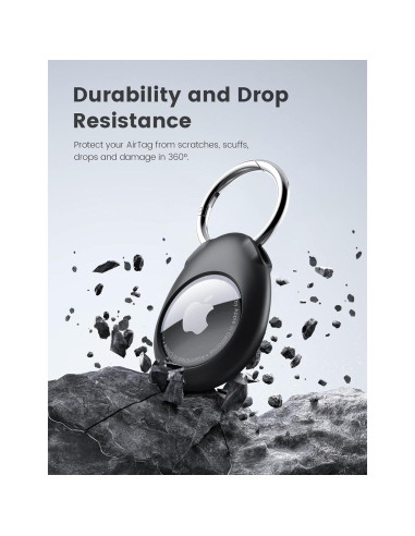 4 Fundas Soporte Airtag Pnitri Antideslizantes y Resistentes