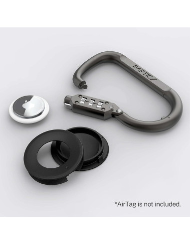 RAPTIC Candado de Combinación para Apple AirTag 3 Dígitos