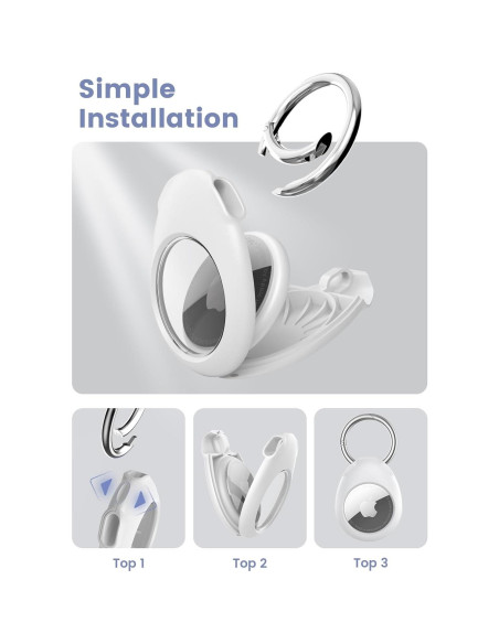 4 Fundas Soporte Airtag Pnitri Antideslizantes y Resistentes 4 Fundas Soporte Airtag Pnitri Antideslizantes y Resistentes