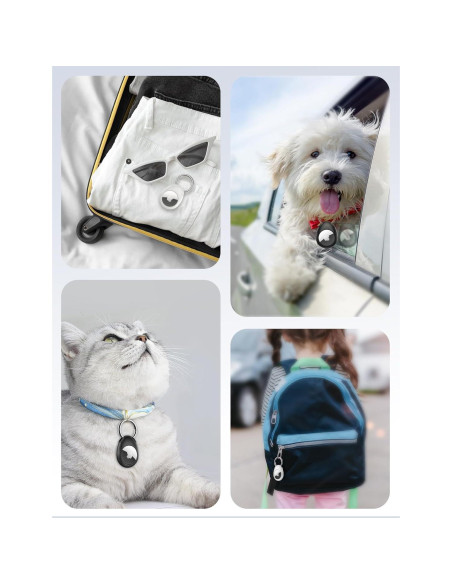 4 Fundas Soporte Airtag Pnitri Antideslizantes y Resistentes 4 Fundas Soporte Airtag Pnitri Antideslizantes y Resistentes