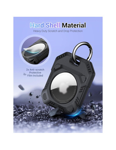 Soporte Seguro para Air Tag PROfezzion Naranja 2-en-1