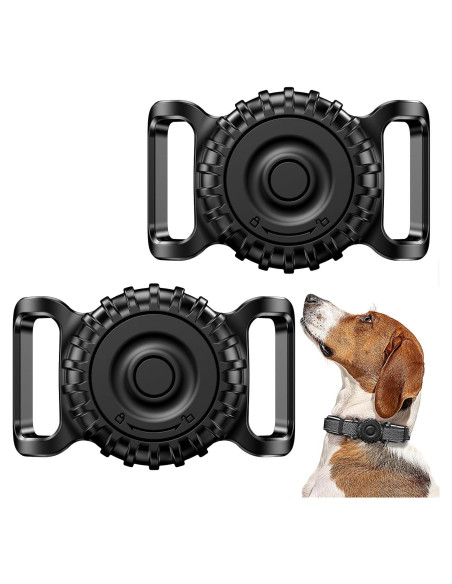 Soporte para Collar de Perro KOREDA IP68 2 Paquete Negro Soporte para Collar de Perro KOREDA IP68 2 Paquete Negro