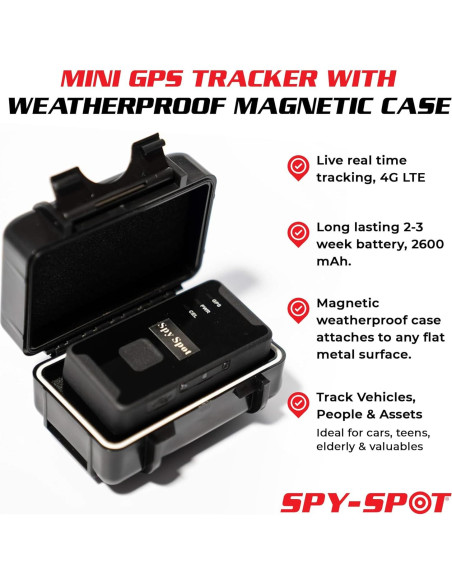 Rastreador GPS Spy Spot GL 320MG 4G con Estuche Magnético