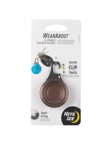 Soporte Clipable para Apple AirTag Nite IZE WearAbout Humo