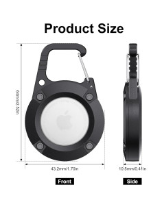 Soporte impermeable para AirTag GOCII - 2 paquetes 2