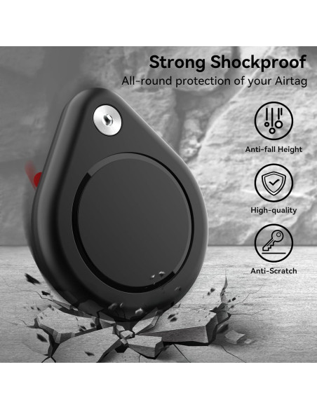 Paquete de 2 Soportes Impermeables IPX8 SkyArmor para AirTag Paquete de 2 Soportes Impermeables IPX8 SkyArmor para AirTag