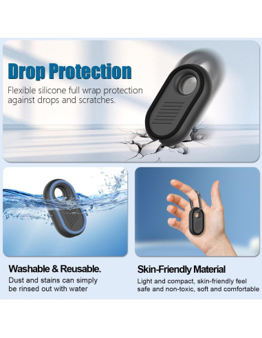 Funda de Silicona Suave para Samsung Galaxy SmartTag2 - 2 Piezas