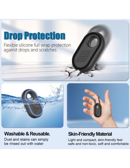 Funda de Silicona Suave para Samsung Galaxy SmartTag2 - 2 Piezas