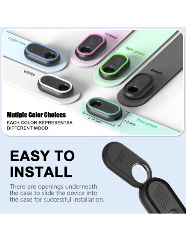 Funda de Silicona Suave para Samsung Galaxy SmartTag2 - 2 Piezas