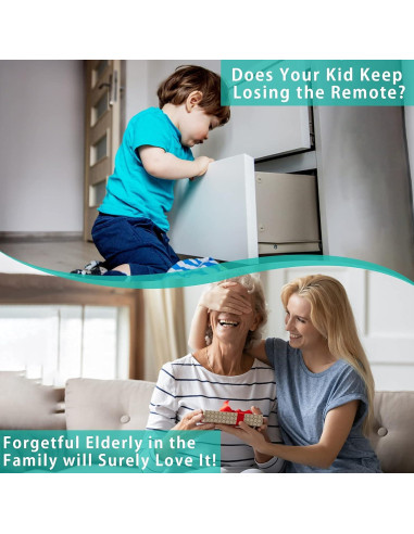 Buscador de Llaves Inalámbrico Luxsure KF04D con 4 Etiquetas