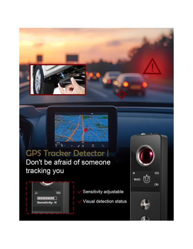 Detector de Cámara Oculta HUYNL K88 - Protección Privacidad