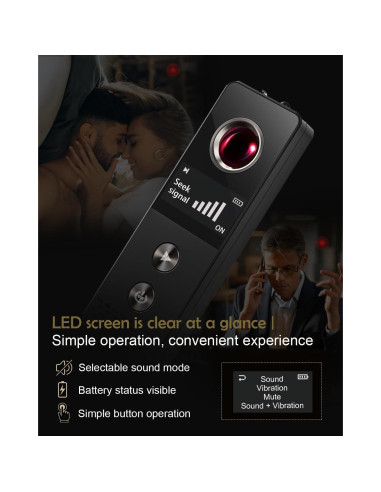 Detector de Cámara Oculta HUYNL K88 - Protección Privacidad