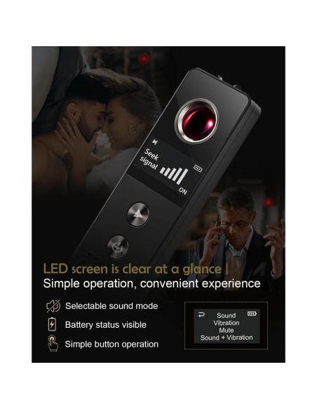 Detector de Cámara Oculta HUYNL K88 - Protección Privacidad