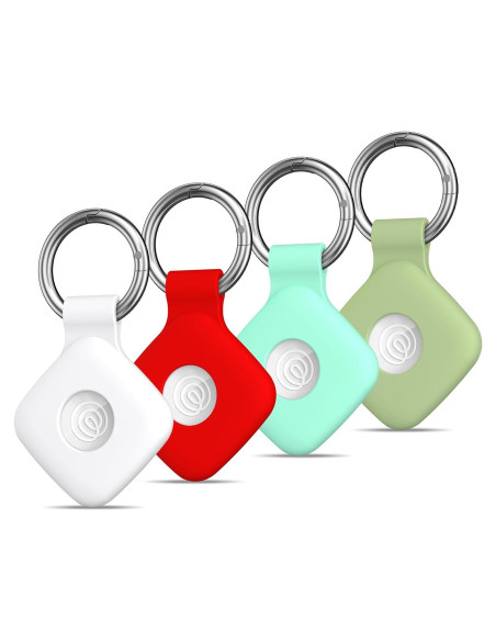 Funda de Silicona R-fun para Tile Mate 2022 y Life360 2024 - 4 Pack Funda de Silicona R-fun para Tile Mate 2022 y Life360 2024 - 4 Pack