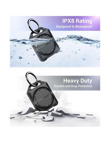 Funda Protectora PROfezzion Rosa para Air Tag Impermeable