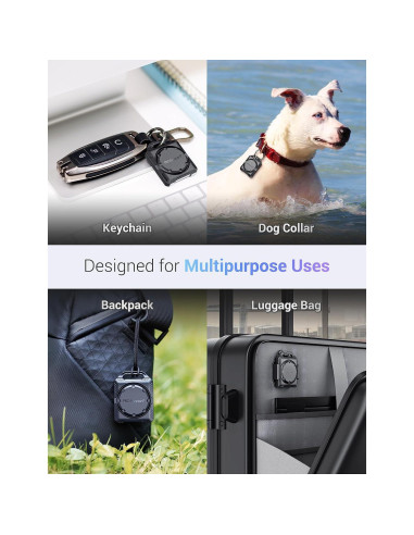 Funda Protectora PROfezzion Rosa para Air Tag Impermeable