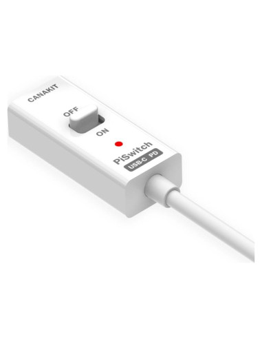 Interruptor de Encendido CanaKit USB-C para Raspberry Pi 5