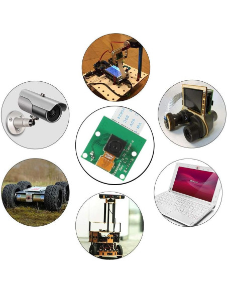 Cámara Aokin 5MP 1080P para Raspberry Pi con cable 15 cm