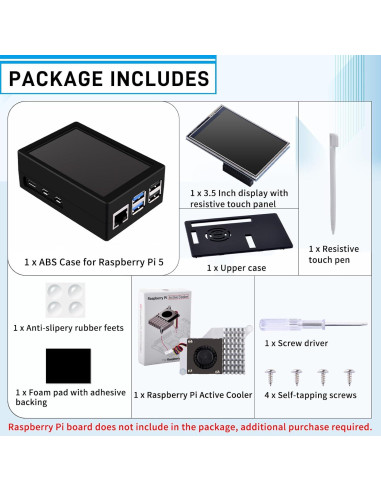Pantalla Táctil HDMI 3.5" GeeekPi para Raspberry Pi 5