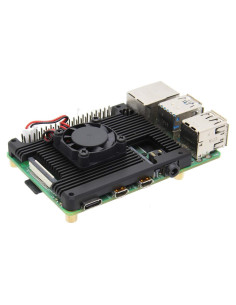 Disipador Embebido Geekworm P165-A con Ventilador para Raspberry Pi 4