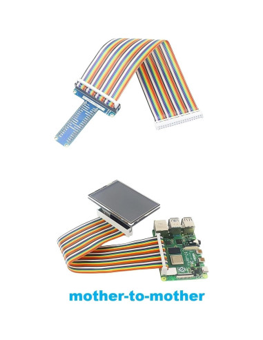 Cable de cinta GPIO 40 pines hembra a hembra 20 cm MTDELE