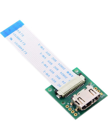 Cable HDMI Tipo A Macho para Cámara Raspberry Pi - 5cm