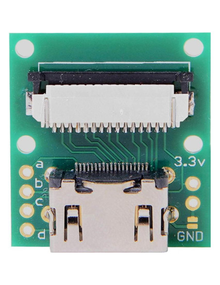 Cable HDMI Tipo A Macho para Cámara Raspberry Pi - 5cm
