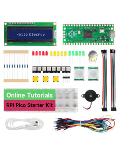 Kit de Inicio Raspberry Pi Pico ELECROW - 25 Proyectos Básicos