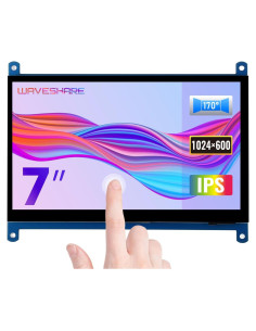 Pantalla Táctil Capacitiva 7" Waveshare HDMI 1024x600