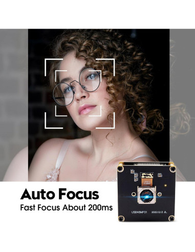 Cámara USB 48MP IFWATER con Enfoque Automático Rápido