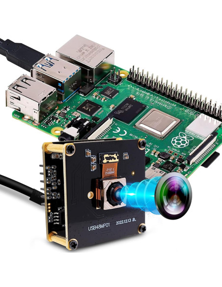 Cámara USB 48MP IFWATER con Enfoque Automático Rápido