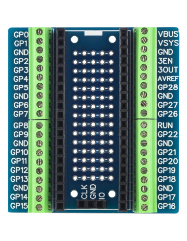 Placa de Expansión Mini Naughtystarts para Raspberry Pi Pico
