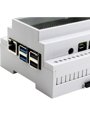 Enclosure Montaje en Riel DIN Multicomp Pro para Raspberry Pi 4B