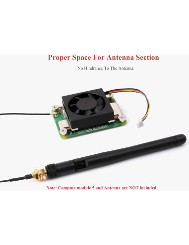 Ventilador de Refrigeración 3007 UeeKKoo para Raspberry Pi CM5